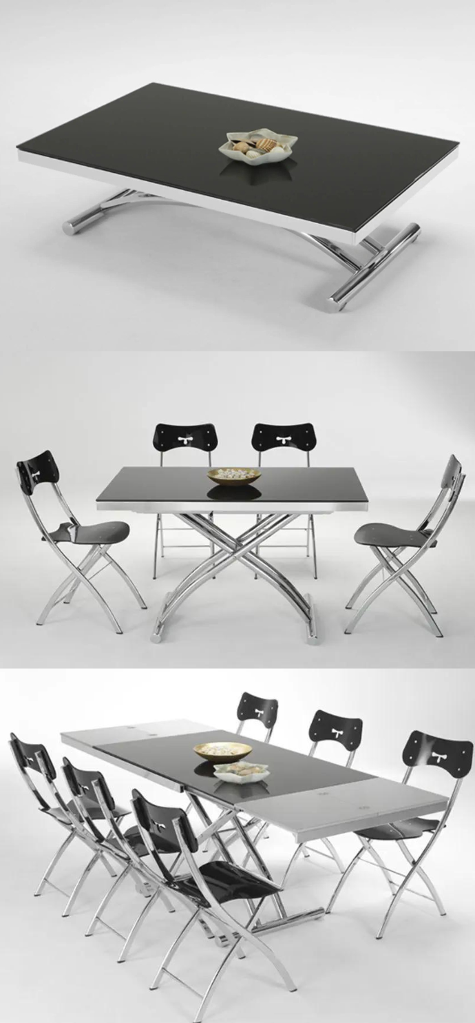 tablle basse extensible