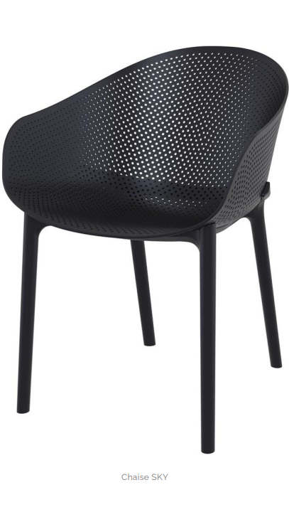 chaise sky en polypropylene 