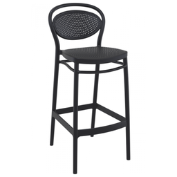 Sgabello Marcel Colore nero 75 cm